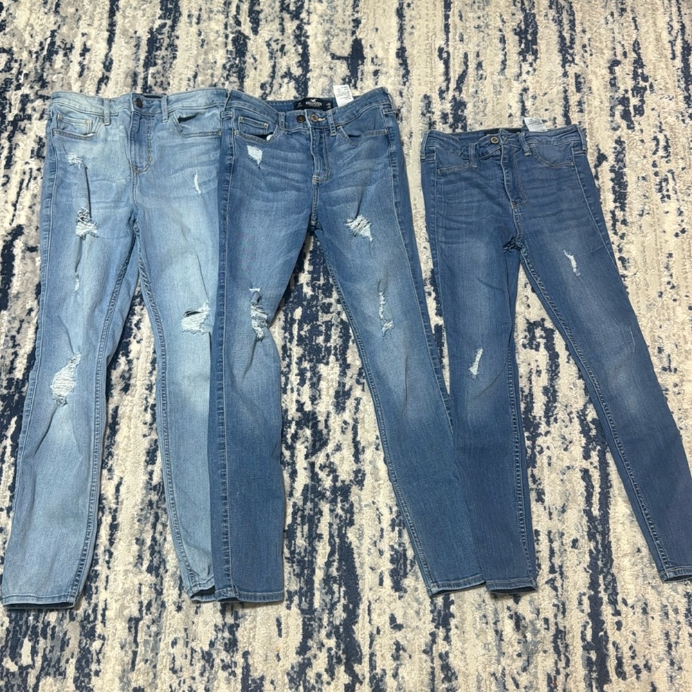Bundle of Hollister, skinny jeans